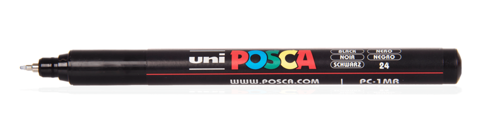 POSCA Ultra Fine PC-1MR Art Paint Marker Pens Wallet Gift Set of