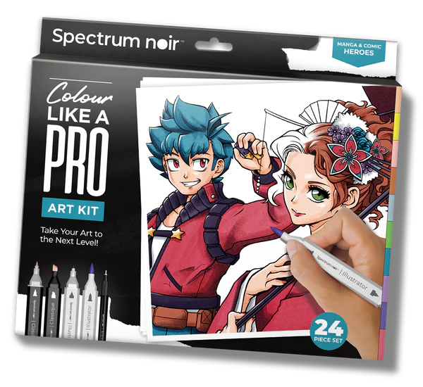 Spectrum Noir Duo Color Markers, Accessory Kit and Class