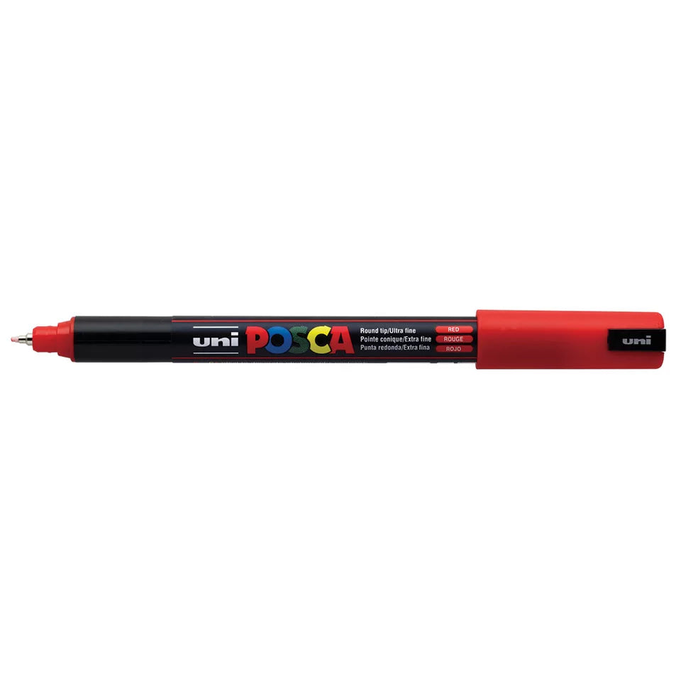 Posca PC-1MR Ultra-Fine Red Paint Marker