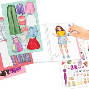 TOPModel Dress Me Up Stickerbook - Cutie Star