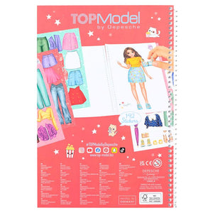 TOPModel Dress Me Up Stickerbook - Cutie Star