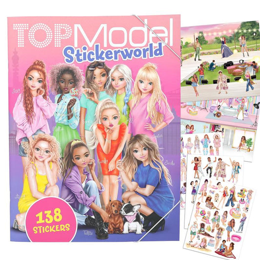 TOPModel Stickerworld Sticker Book