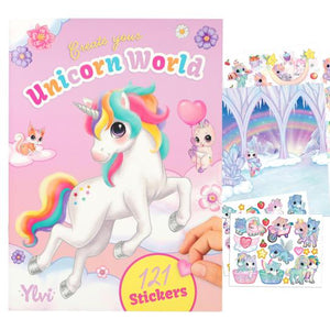 Ylvi Create Your Unicorn World Sticker Book