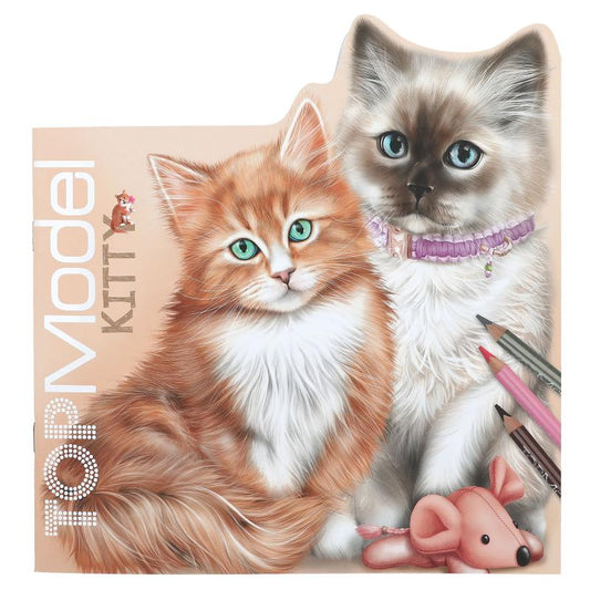 TOPModel Colouring Book Kitty Cat