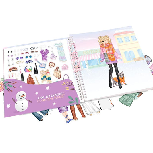 TOPModel Dress Me Up Stickerbook - Winter Wonder