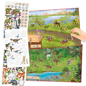 Create Your DINO ZOO Sticker Book