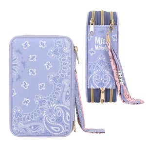 Miss Melody Triple Compartment Pencil Case Bandana