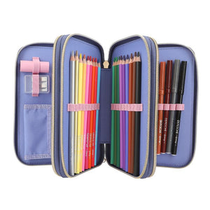 Miss Melody Triple Compartment Pencil Case Bandana