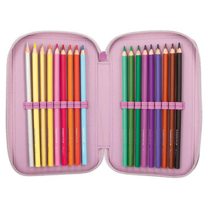 TOPModel Triple Compartment Filled Pencil Case - Fairy