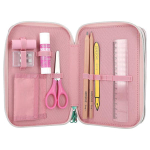 TOPModel Triple Compartment Filled Pencil Case - Wild