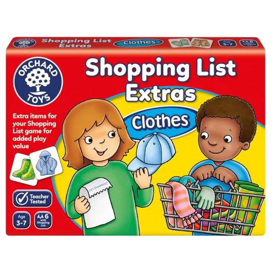 Orchard Toys Shopping List Game Extras: Clothes