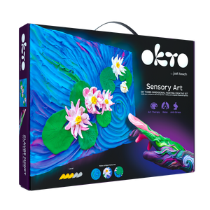 OKTO DIY 3D Clay Painting Creative Kit - Water Lillies