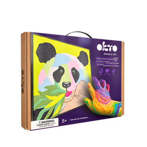 OKTO Panda Colouring with Clay Set