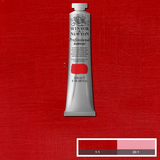 200ml Naphthol Red Light - Professional Acrylic