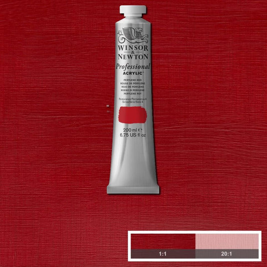 200ml Perylene Red - Professional Acrylic