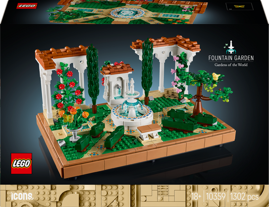 Lego Icons - Fountain Garden