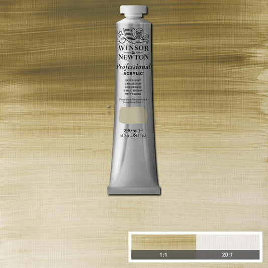 200ml Davy's Grey - Professional Acrylic