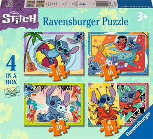 4 in a Box Jigsaw Puzzles - Disney Stitch