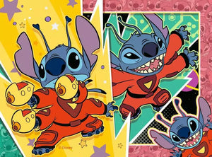 4 in a Box Jigsaw Puzzles - Disney Stitch