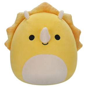 Squishmallows 7.5 Inch - Lancaster Yellow Triceratops