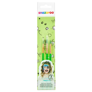 SNAZAROO GREEN STARTER BRUSHES - SET OF 3