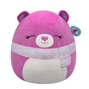 Squishmallows 20 Inch - Crisanta the Purple Bear with Scarf