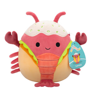 Squishmallows 7.5 Inch - Lorono the Red Lobster in Lobster Roll