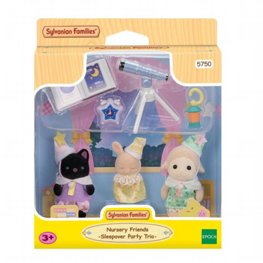 Sylvanian Families Nursery Friends - Sleepover Party Trio