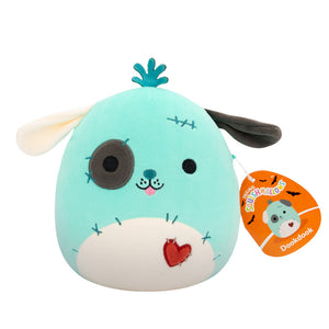 Squishmallows 7.5 Inch - Dookdook Light Teal Patchwork Dog