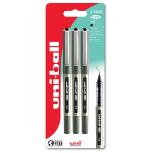 Uniball 157 Eye Fine Black Pen (Pack Of 3)