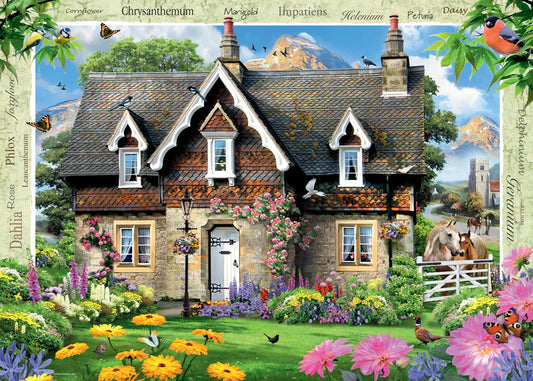 1000 Piece Jigsaw - Country Cottage No.15: Hillside Cottage