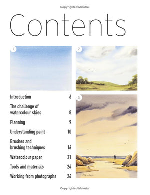 The Easy Guide To Painting Skies In Watercolours Book