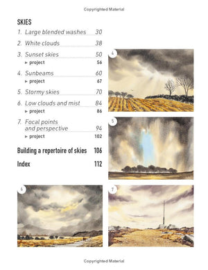 The Easy Guide To Painting Skies In Watercolours Book