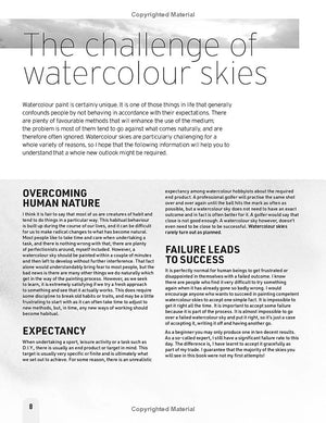 The Easy Guide To Painting Skies In Watercolours Book