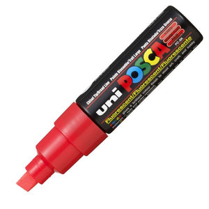 uni Posca Pc-8K Broad Chisel Tip Paint Marker Red