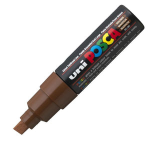 Posca PC-8K Broad Chisel Tip Paint Marker Brown