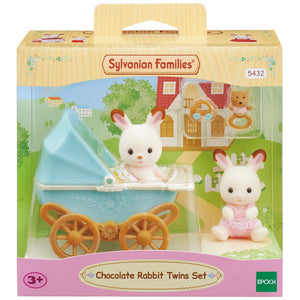 Sylvanian Families Chocolate Rabbit Twins Set