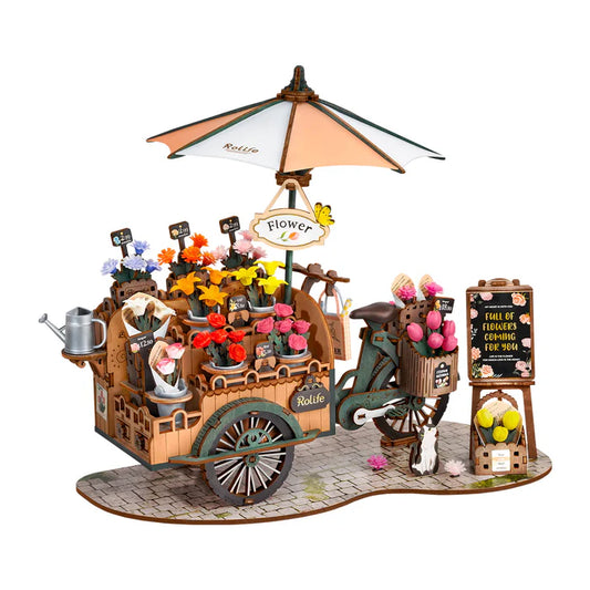 Rolife Blossom Cart 3D Wooden Puzzle