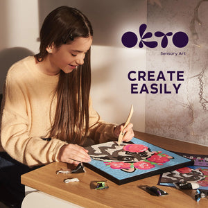 OKTO Raccoon Colouring with Clay Set