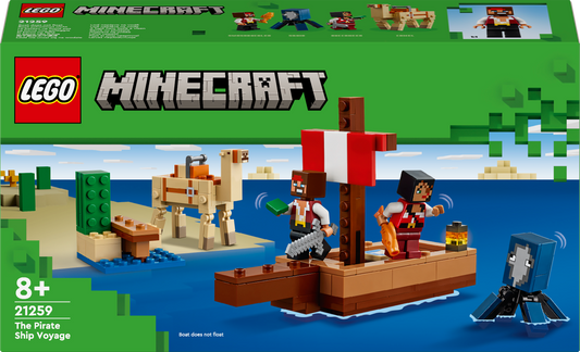 Lego Minecraft The Pirate Ship Voyage