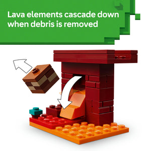 Lego Minecraft - The Nether Lava Battle