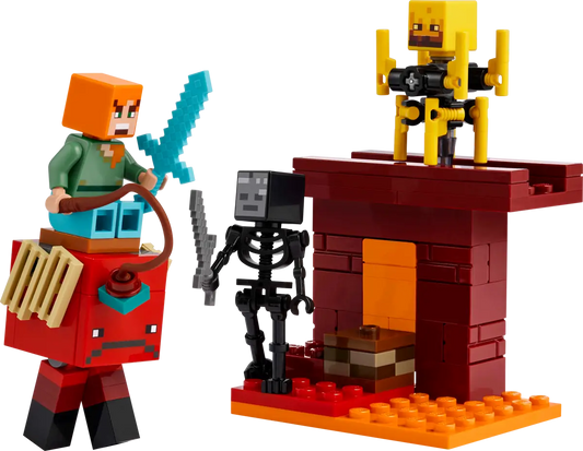 Lego Minecraft - The Nether Lava Battle