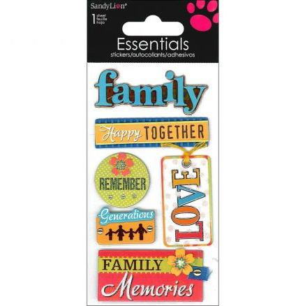 Essentials Sticker Sheet - Family Memories