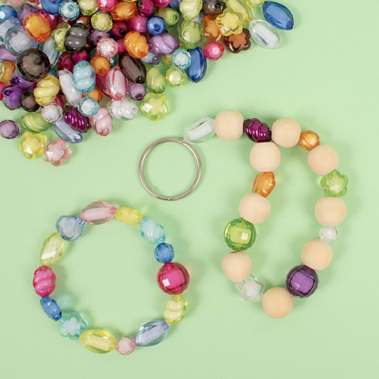 Faceted Bead Mixed Shapes (350 Pieces)