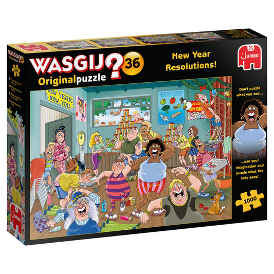 Wasgij 36 New Year Resolutions - 1000 Piece Jigsaw Puzzle