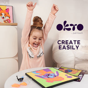 OKTO Bunny Colouring with Clay Set