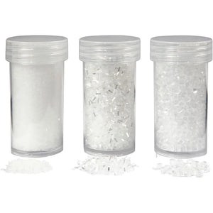 Artificial Snow - White Glitter (3 Tubs)