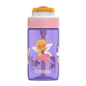 Lagoon 400ml Water Bottle with Straw - Fairy Wood