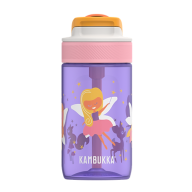 Lagoon 400ml Water Bottle with Straw - Fairy Wood