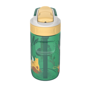 Lagoon 400ml Water Bottle with Straw - Safari Jungle